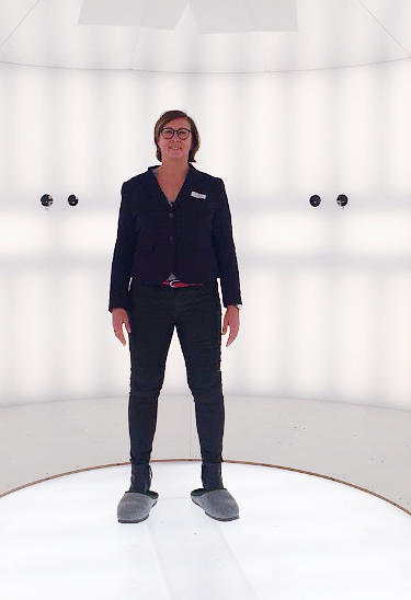 Elle Langer im Volucap Studio